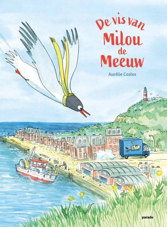 de vis van Milou de meeuw